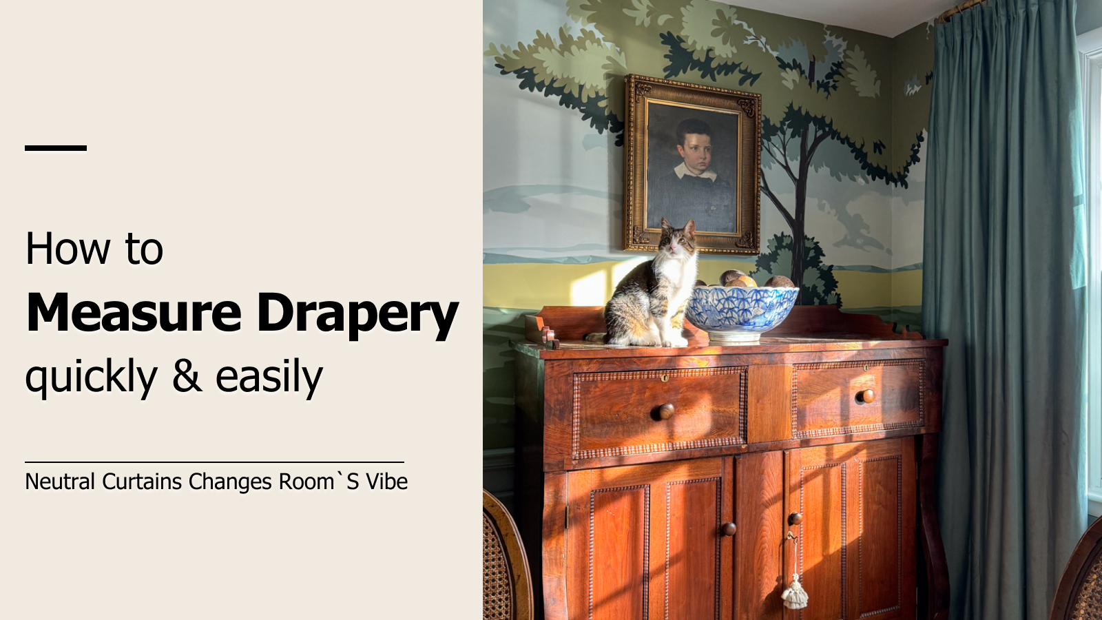 Get help to measure your drapery quickly!
