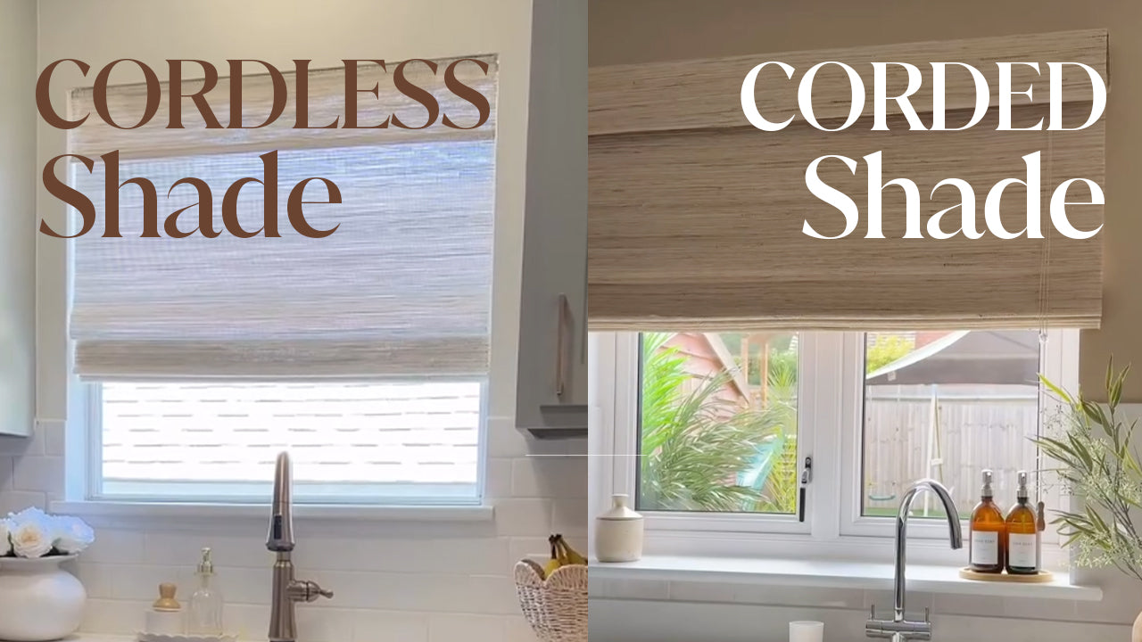 Cordless shades vs Corded shades | How to Use Corded Shades