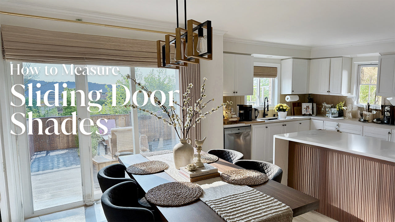 How to Measure for Sliding Door Shades