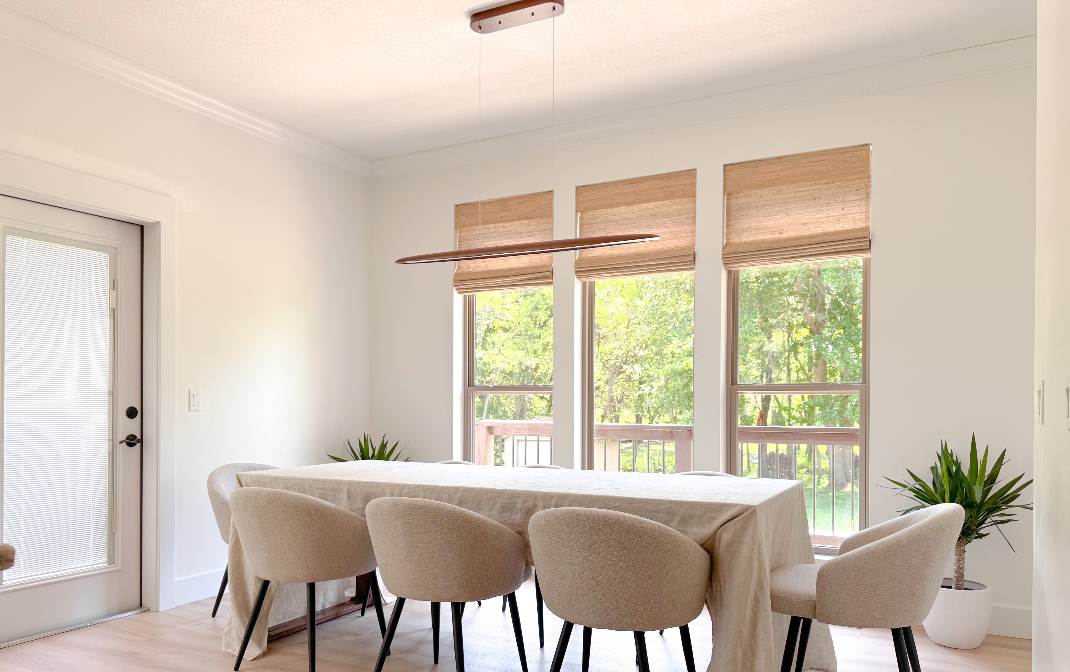 Bamboo Shades | 2 Shades on 1 Headrail