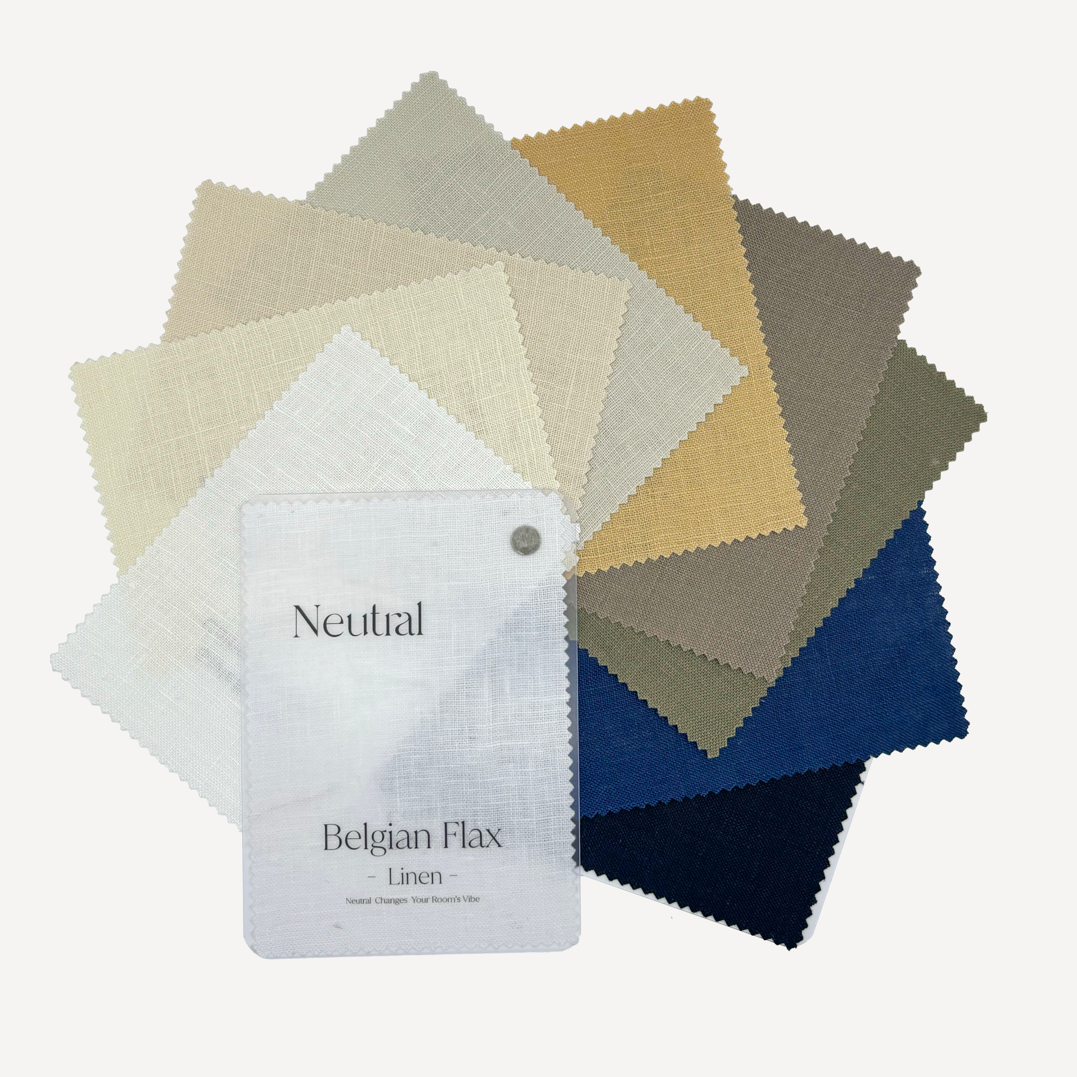 Belgian Flax Roman Shades