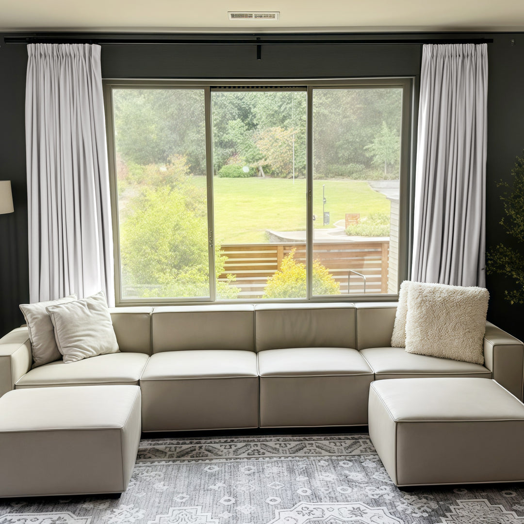 Lily Linen Curtains & Drapes Pleated
