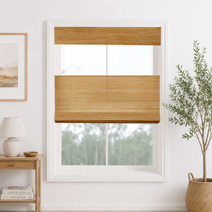 Oak Bamboo Blinds & Shades Top Down Bottom Up | Ivory 2.0