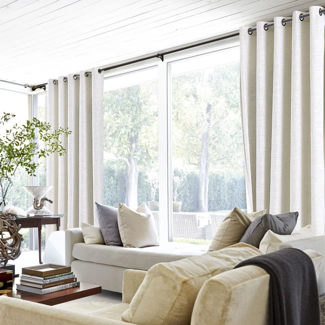 Lily Linen Curtains & Drapes Grommet