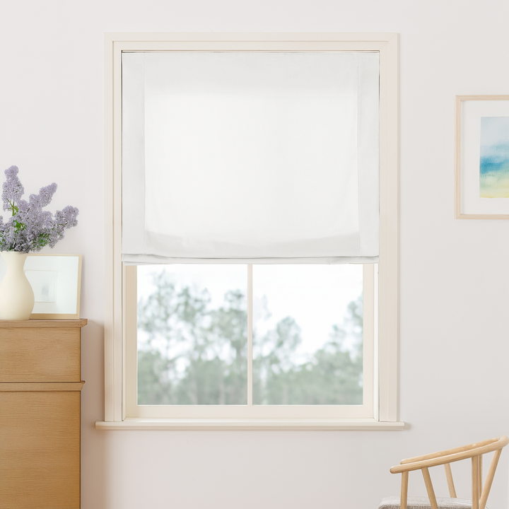 Maillard Velvet No-Drill Roman Shades & Blinds | Relaxed
