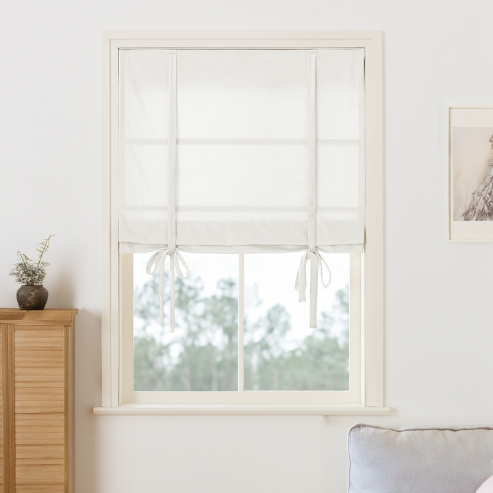 Maillard Velvet Roman Shades & Blinds | Tie
