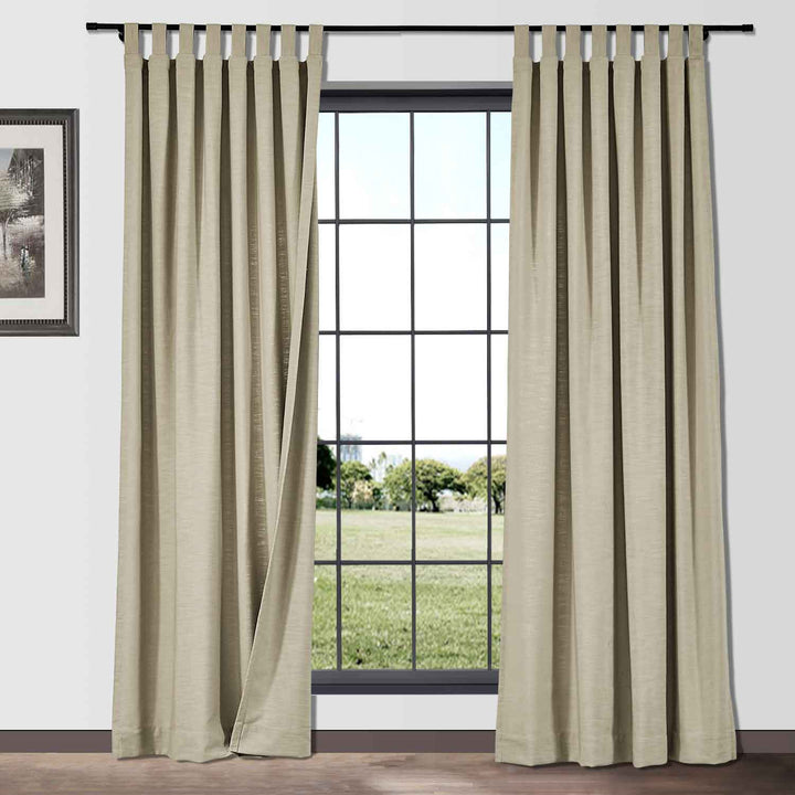 Bella Cotton Blend Curtains & Drapes Soft Top