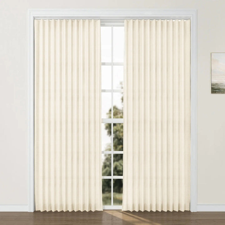 Mona Luxurious Silk Curtains & Drapes Ripple Fold