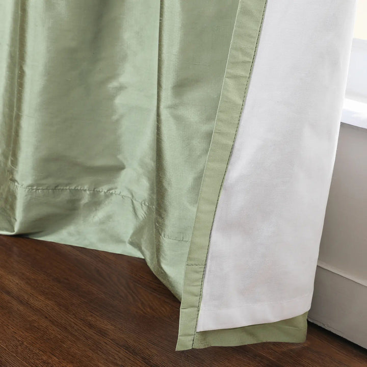 Mona Luxurious Silk Curtains & Drapes Grommet