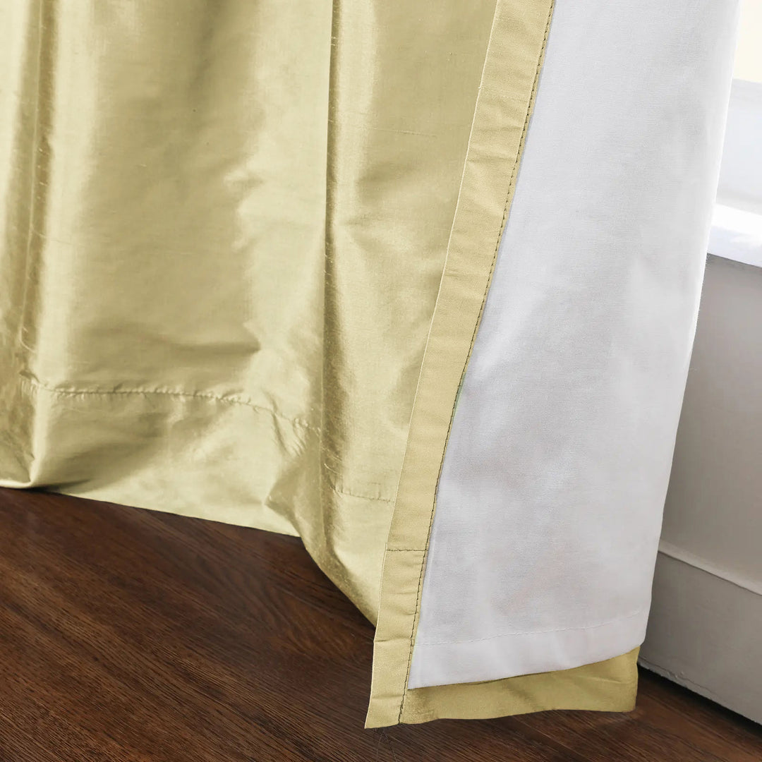 Lora Premium Silk Curtains & Drapes Soft Top