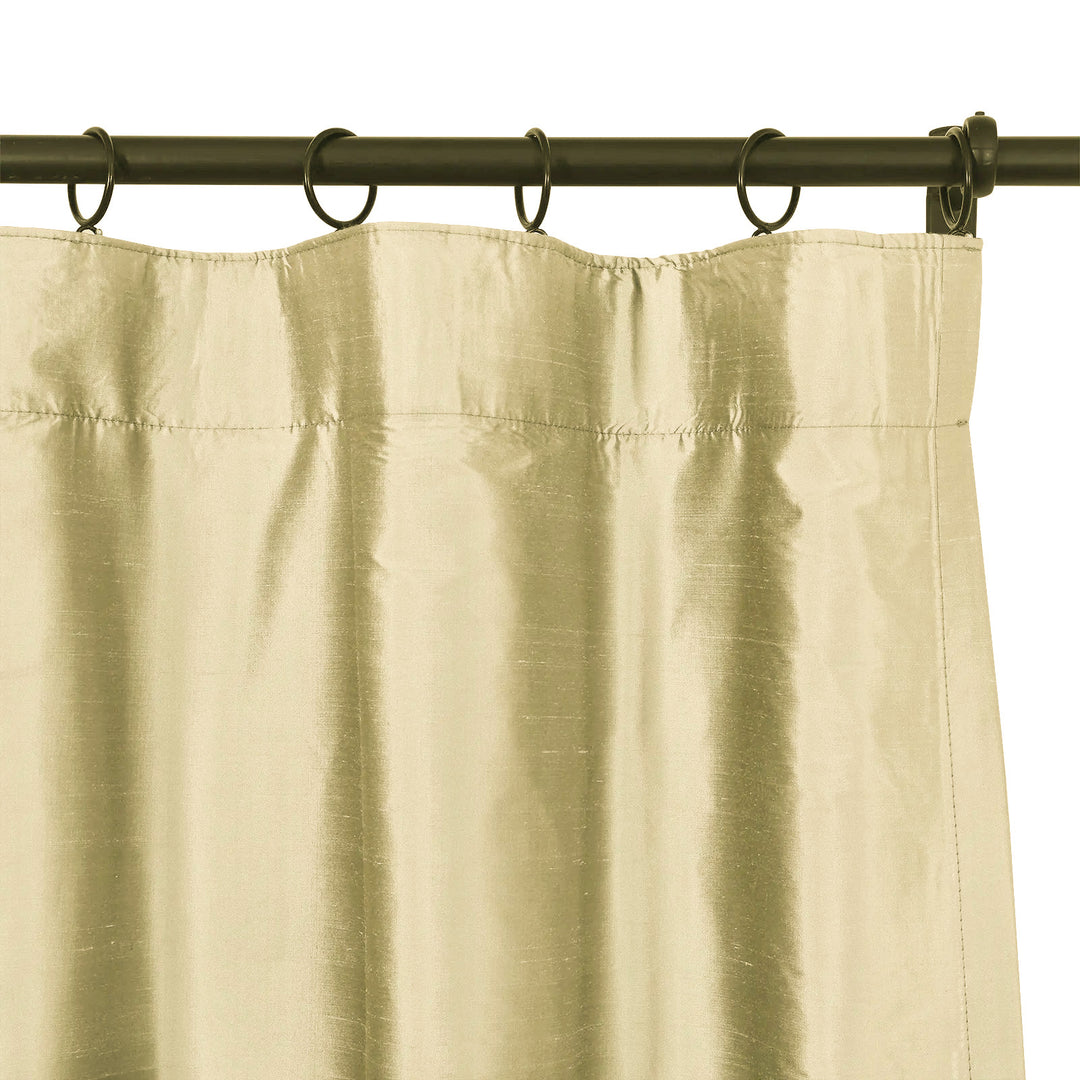 Lora Premium Silk Curtains & Drapes Soft Top