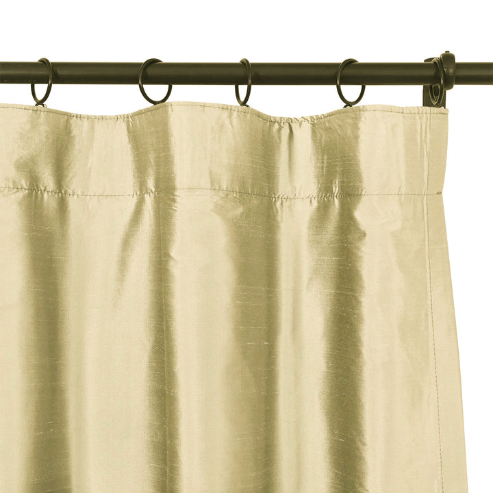 Lora Premium Silk Curtains & Drapes Soft Top