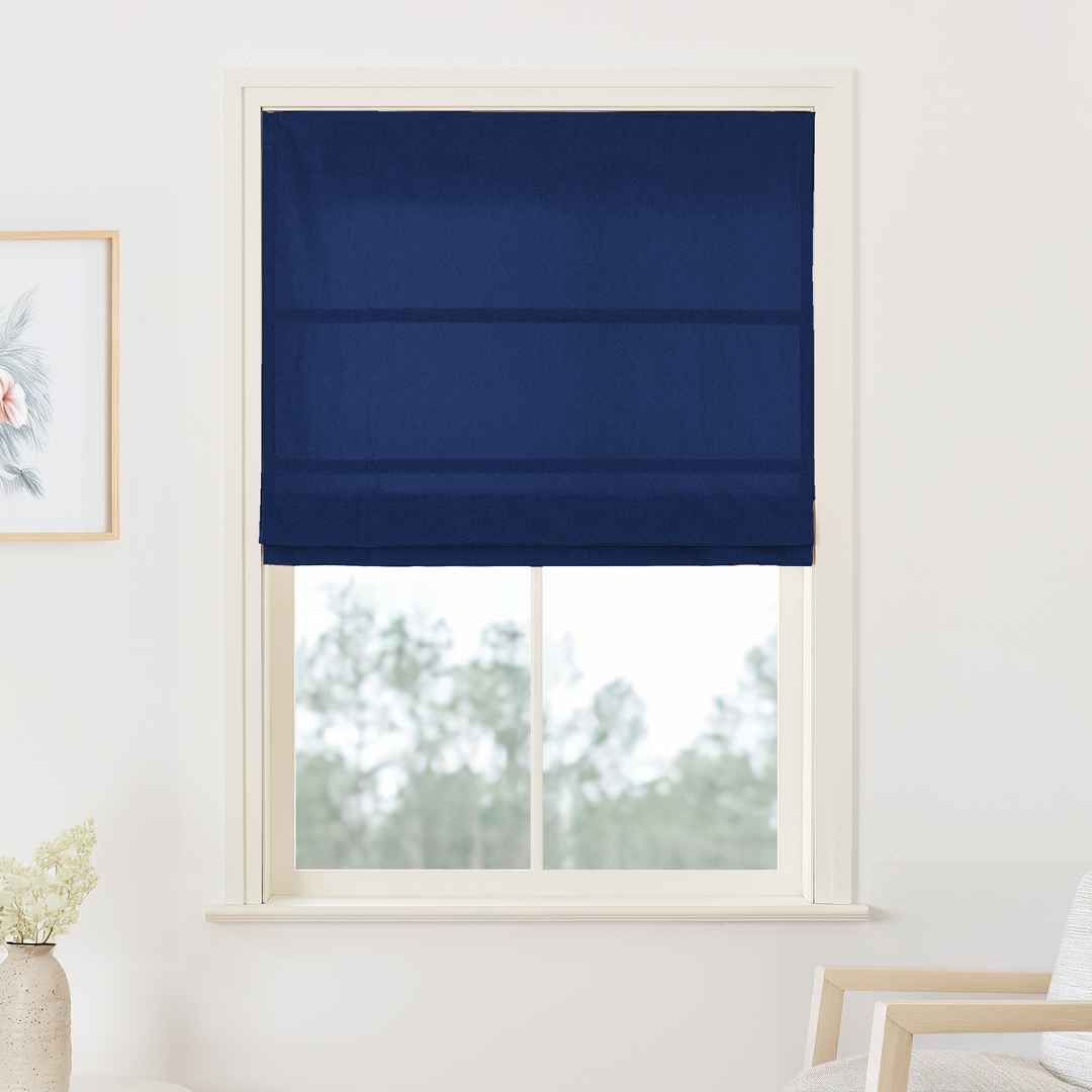 Maillard Velvet No-Drill Roman Shades & Blinds | Fold