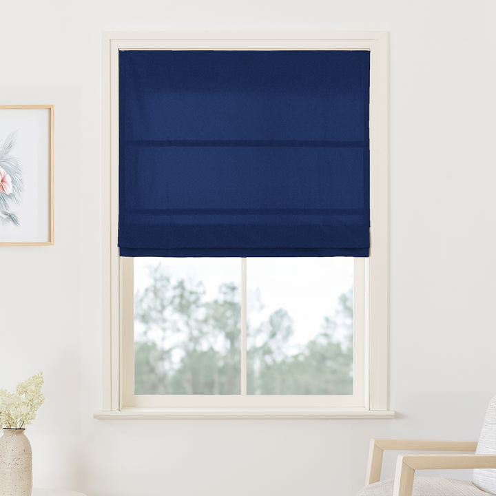 Maillard Velvet No-Drill Roman Shades & Blinds | Fold