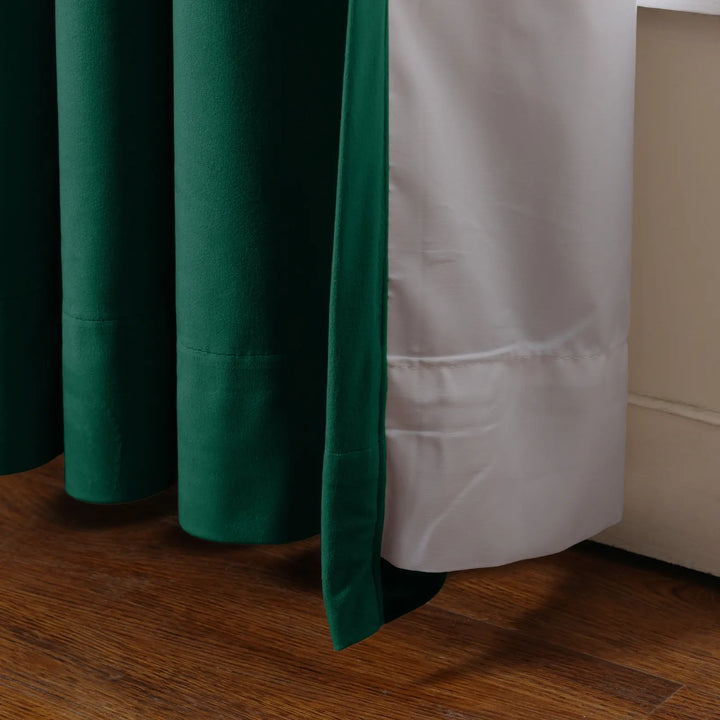 Maillard Velvet Curtains & Drapes Pleated