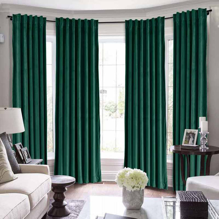 Maillard Velvet Curtains & Drapes Soft Top