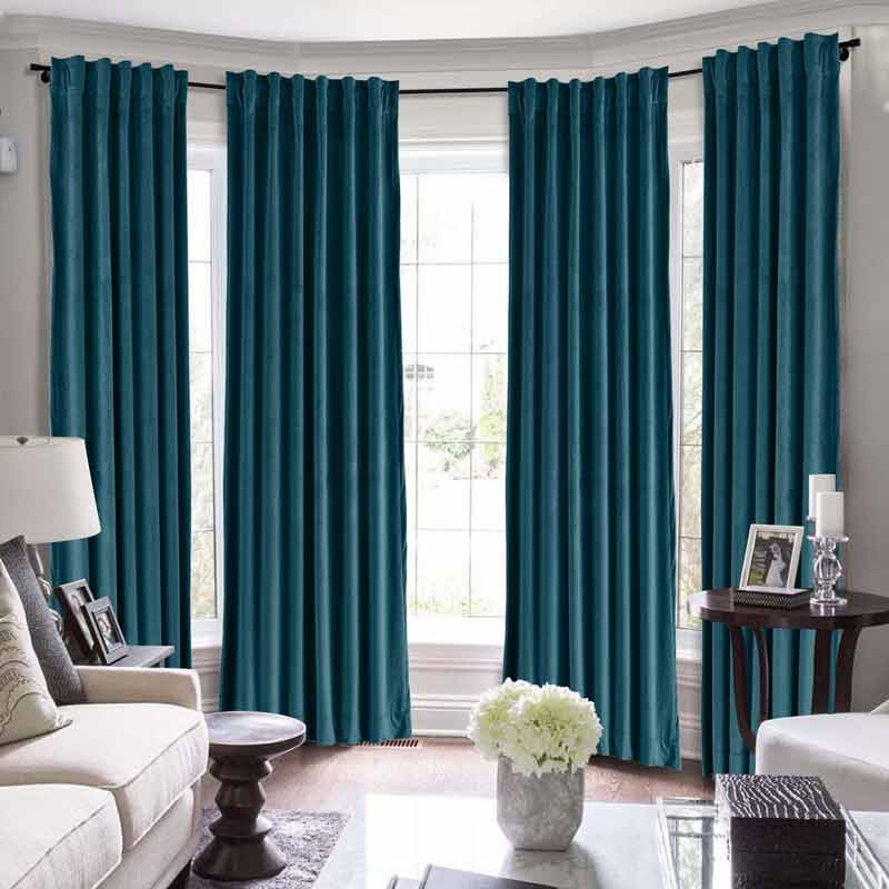 Maillard Velvet Curtains & Drapes Soft Top