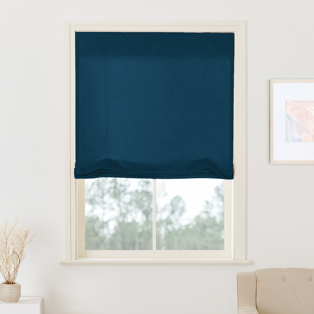 Maillard Velvet Roman Shades & Blinds | Swag