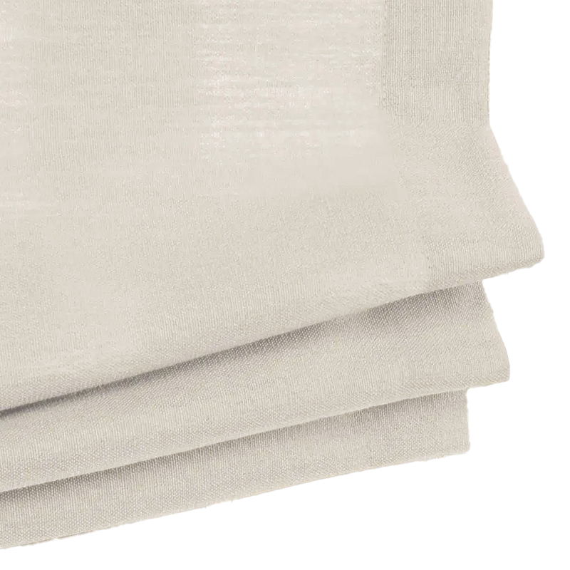 Lily Linen Roman Shades & Blinds | Relaxed
