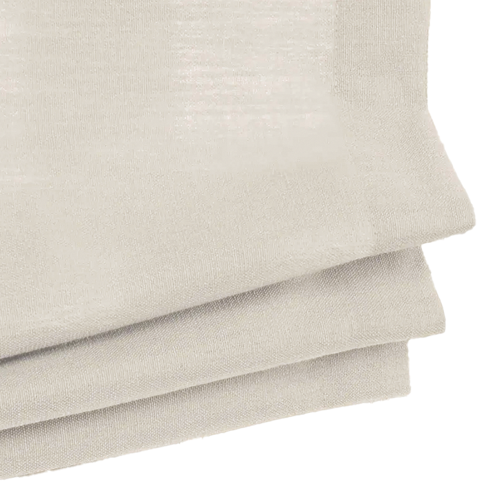 Lily Linen Roman Shades & Blinds | Relaxed