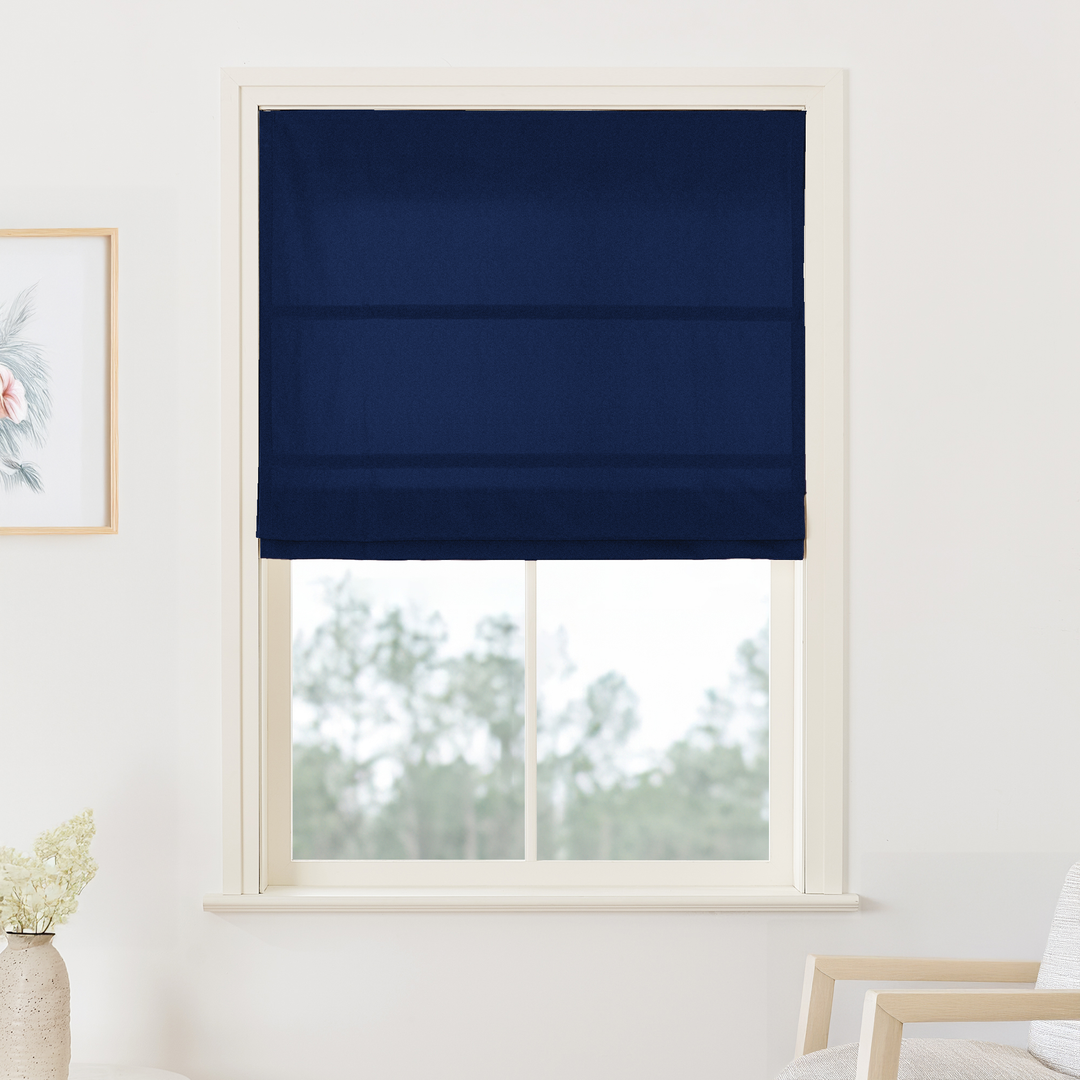 Maillard Velvet No-Drill Roman Shades & Blinds | Fold