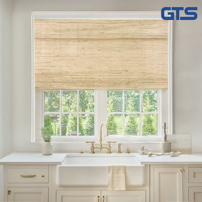 Ramie Woven Bamboo Blinds & Shades | Beige