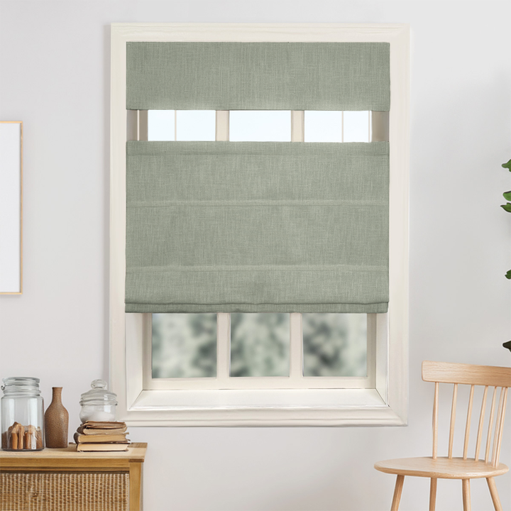 Bella Cotton Roman Shades & Blinds | Top Down Bottom Up