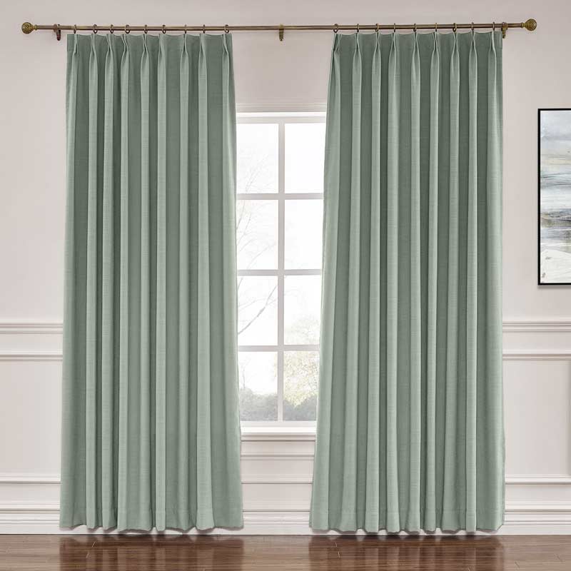 Lily Linen Curtains & Drapes Soft top