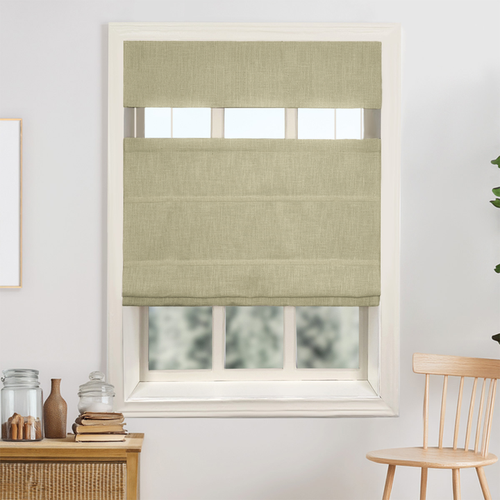 Bella Cotton Roman Shades & Blinds | Top Down Bottom Up