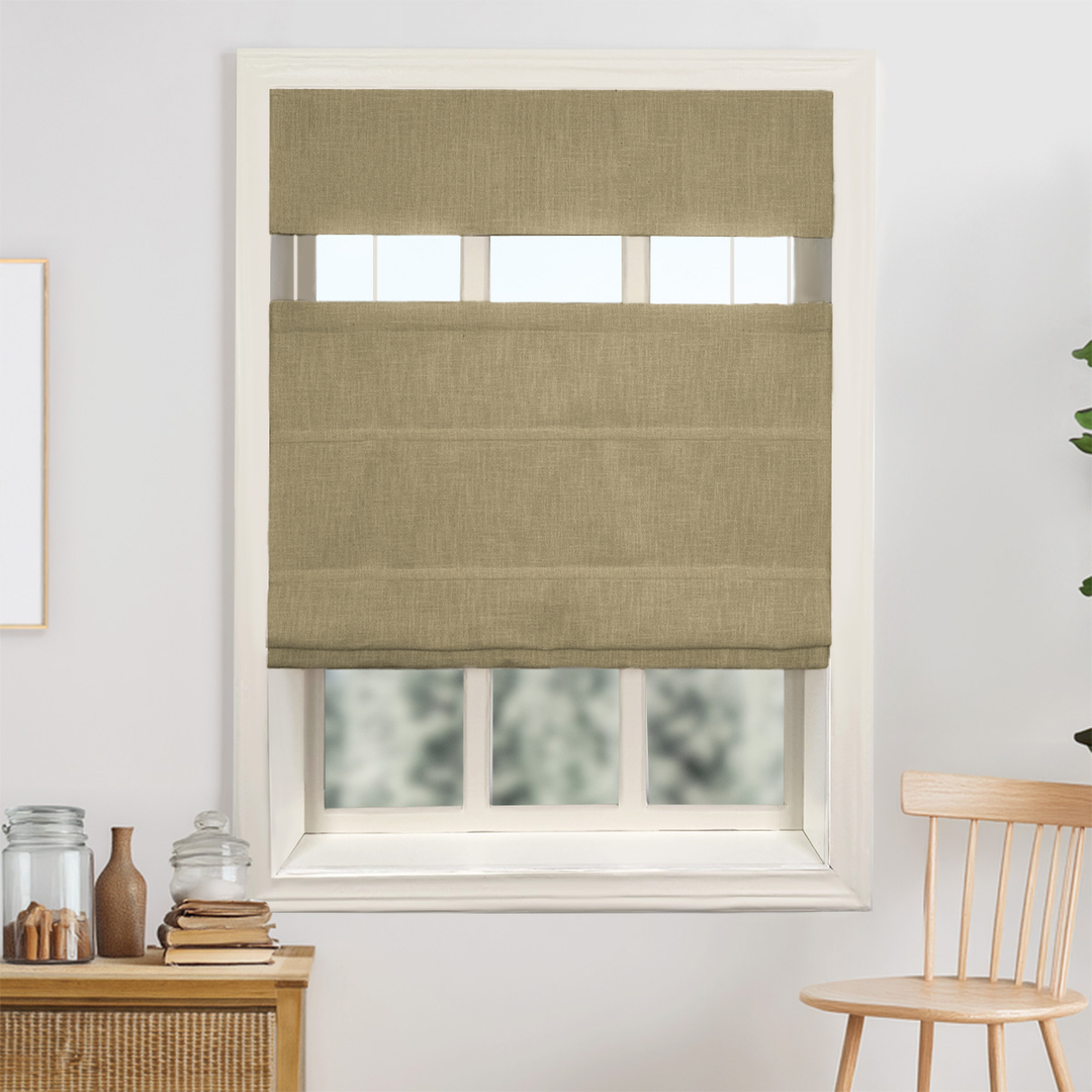 Bella Cotton Roman Shades & Blinds | Top Down Bottom Up
