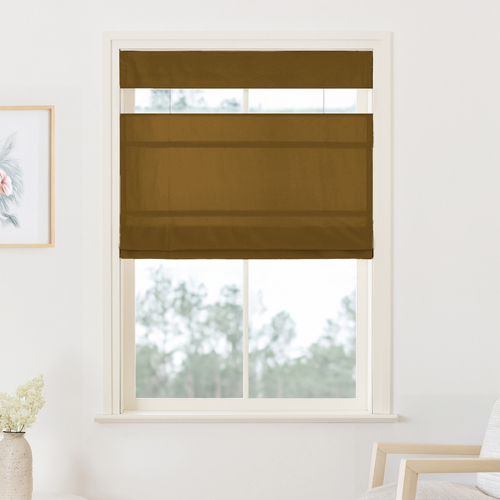 Maillard Velvet Roman Shades & Blinds | Top Down Bottom Up
