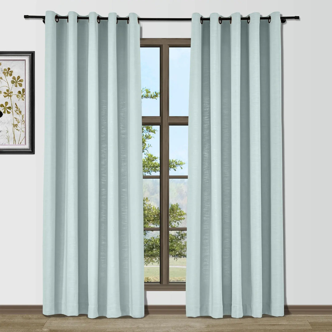 Bella Cotton Blend Curtains & Drapes Grommet