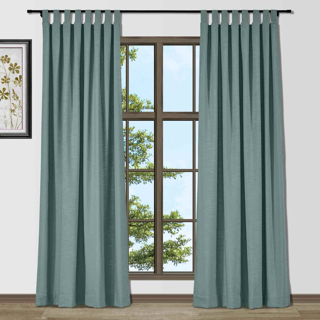 Bella Cotton Blend Curtains & Drapes Soft Top