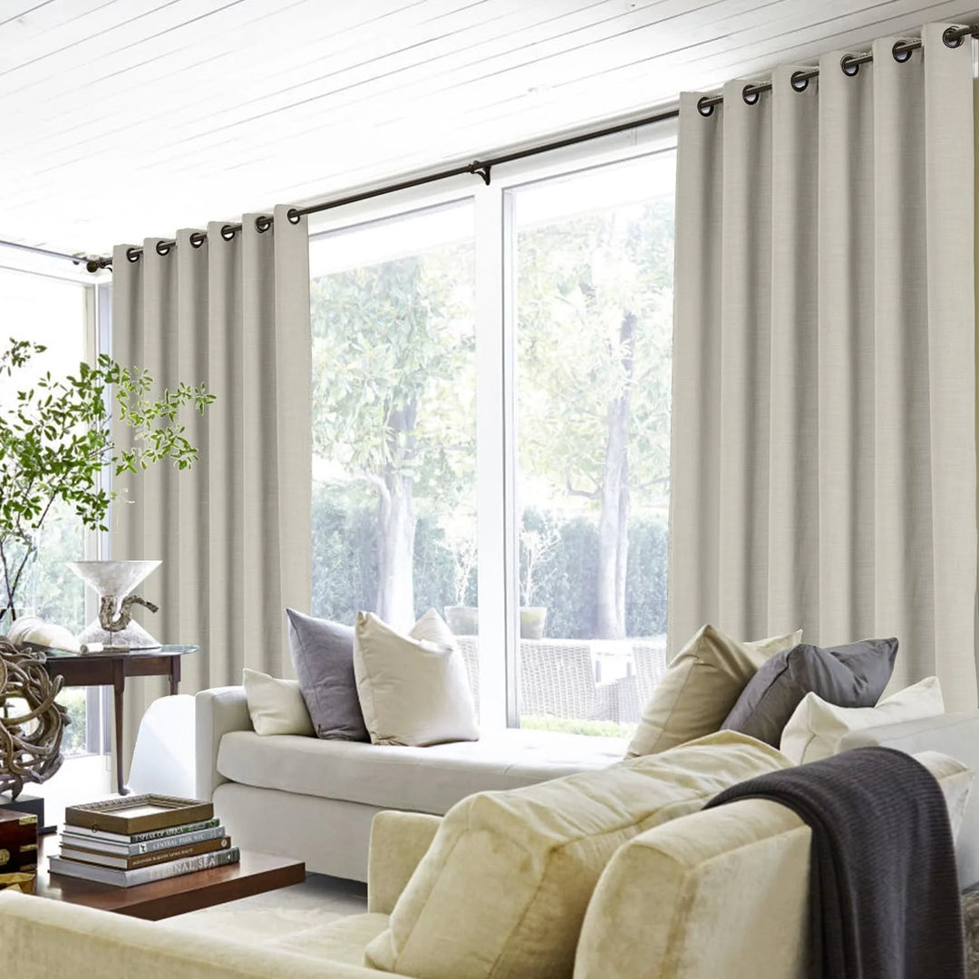 Lily Linen Curtains & Drapes Grommet