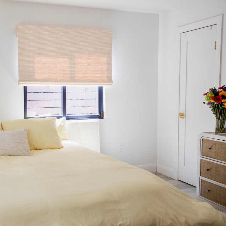 Ivy Woven Bamboo Blinds & Shades | Bone White