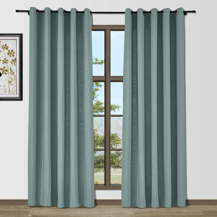 Bella Cotton Blend Curtains & Drapes Grommet