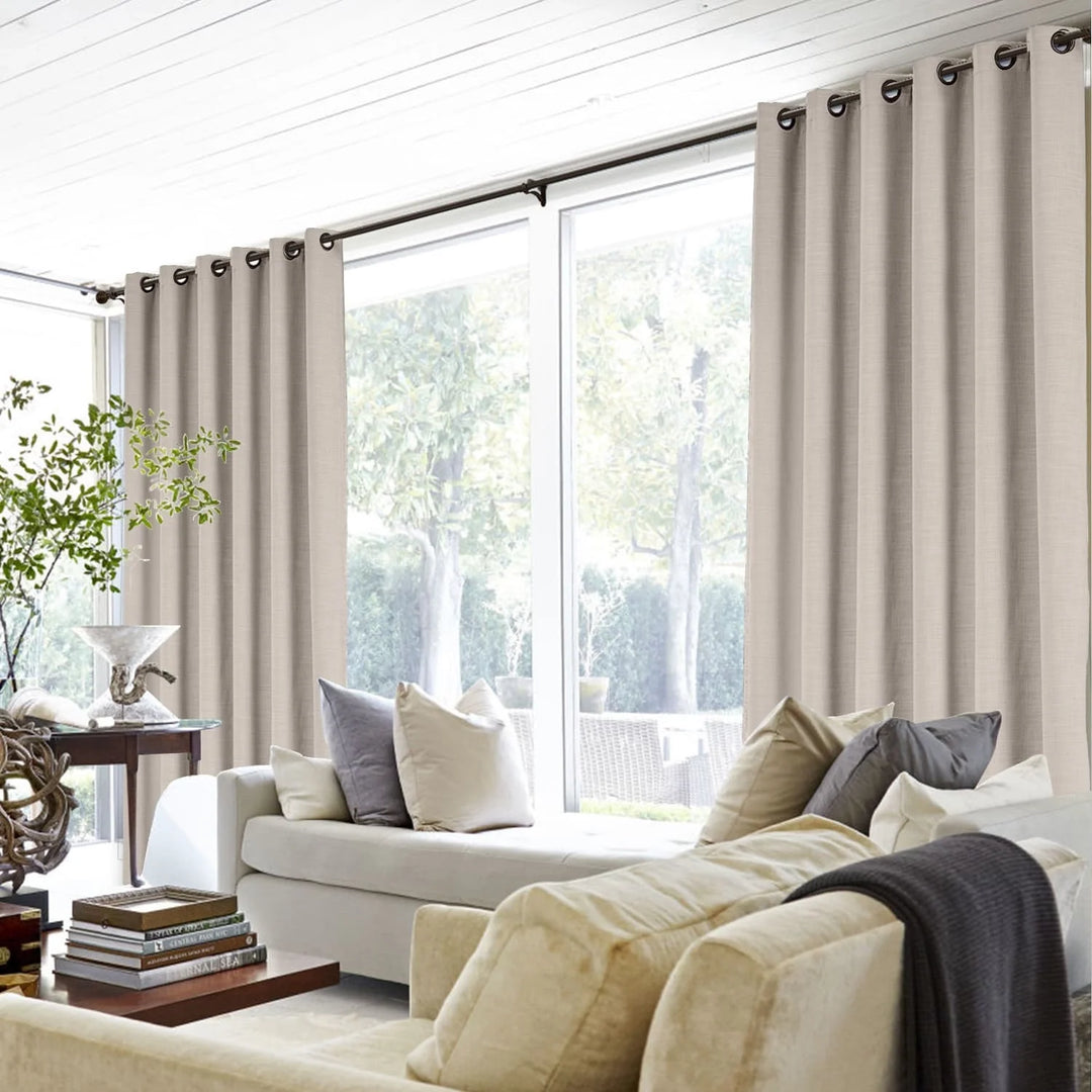 Lily Linen Curtains & Drapes Grommet