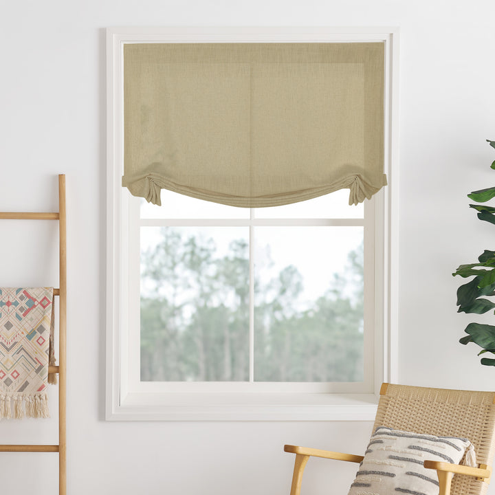 Lily Linen Roman Shades & Blinds | Swag