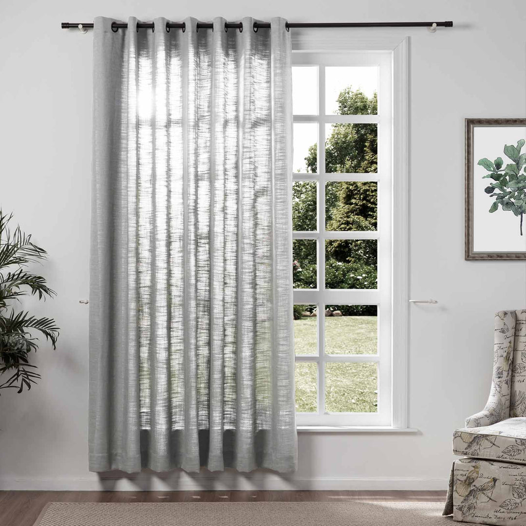 Lily Linen Curtains & Drapes Grommet