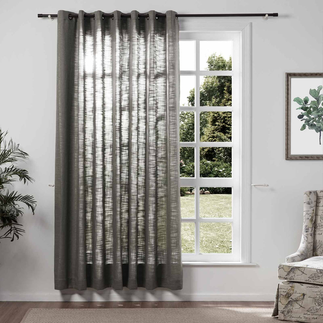 Lily Linen Curtains & Drapes Grommet