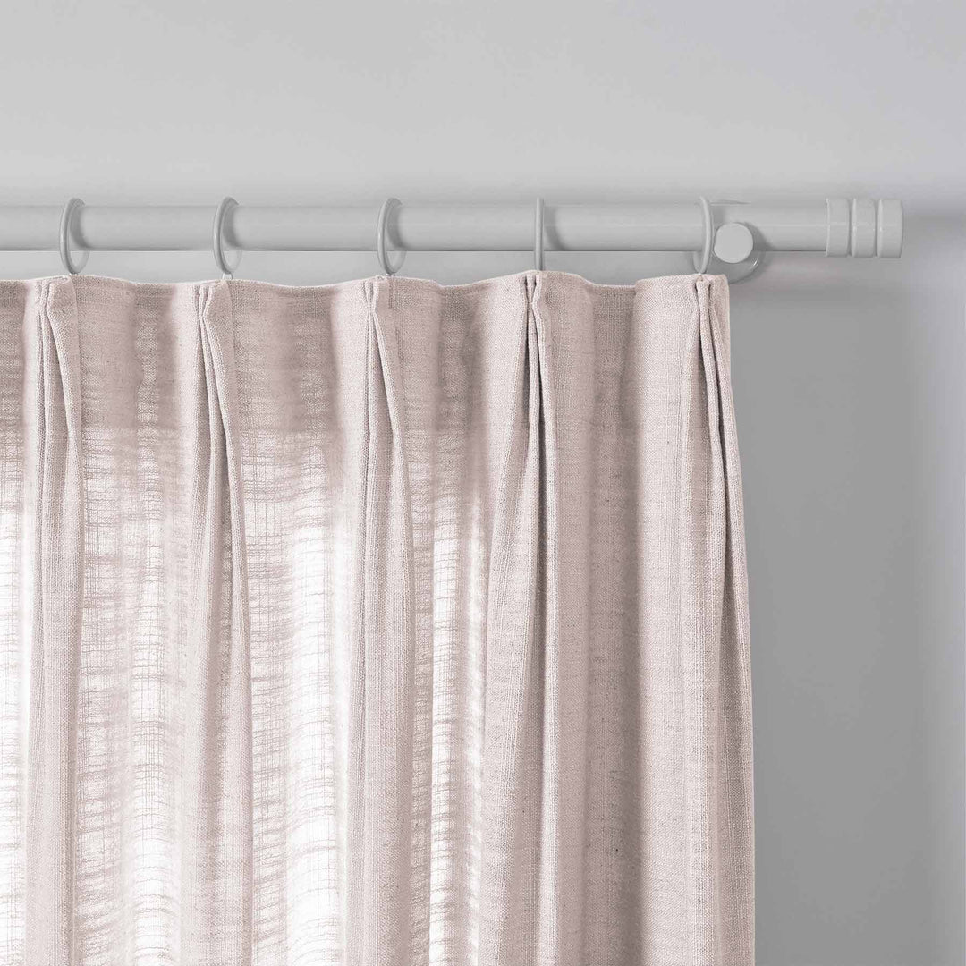 Lily Linen Curtains & Drapes Pleated