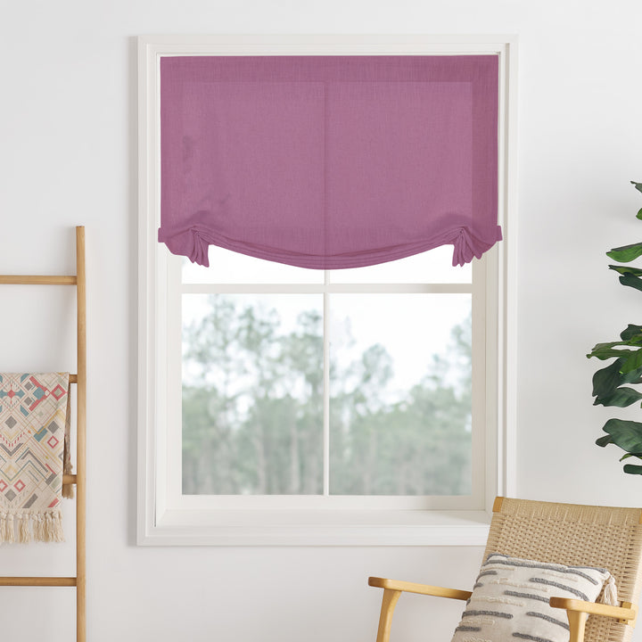 Lily Linen Roman Shades & Blinds | Swag