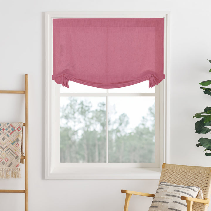 Lily Linen Roman Shades & Blinds | Swag