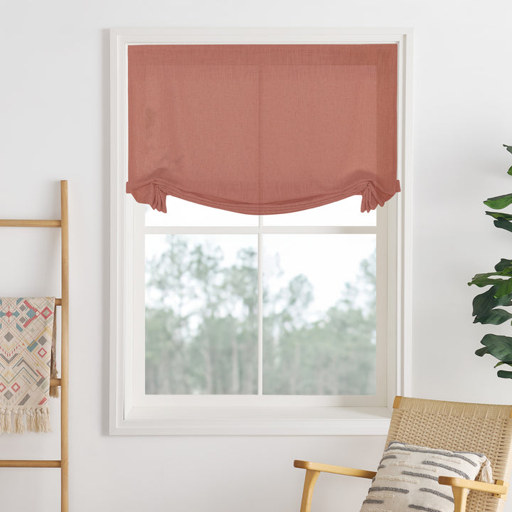 Lily Linen Roman Shades & Blinds | Swag