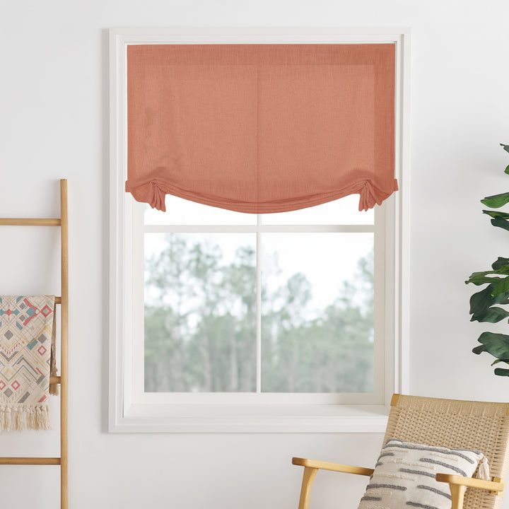 Lily Linen Roman Shades & Blinds | Swag