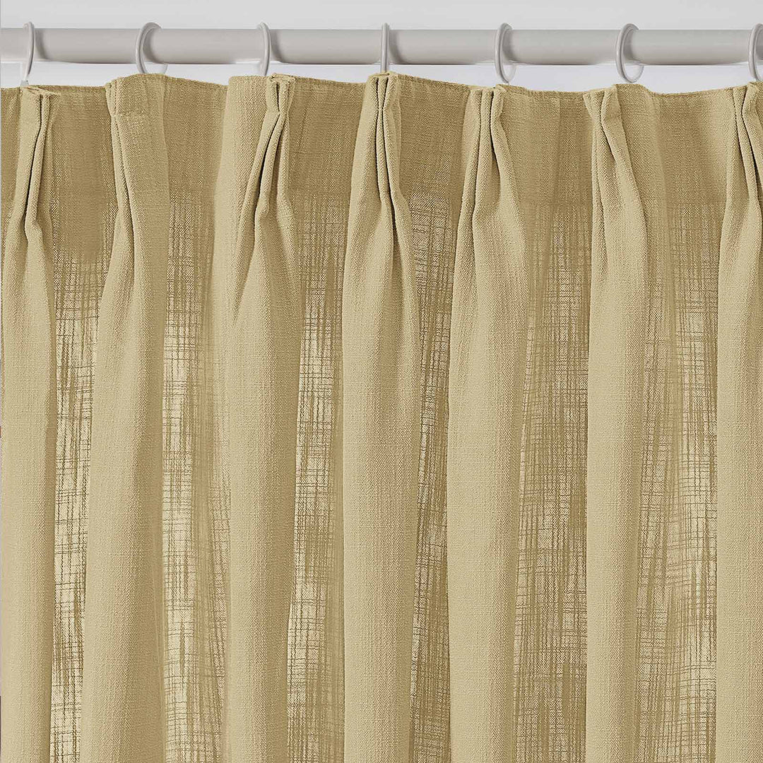 Lily Linen Curtains & Drapes Pleated