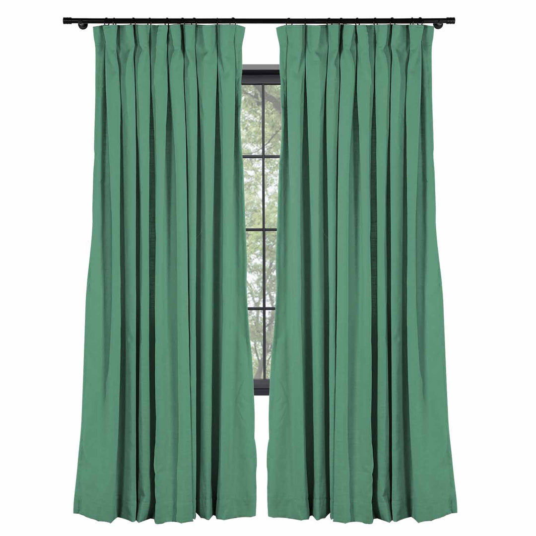 Lily Linen Curtains & Drapes Pleated