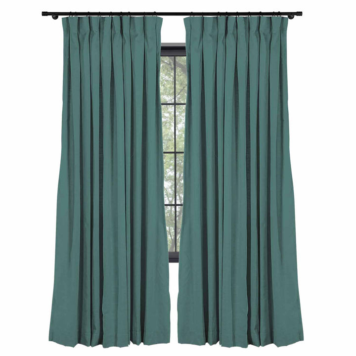 Neutraloak Lily Linen Curtains & Drapes Pleated