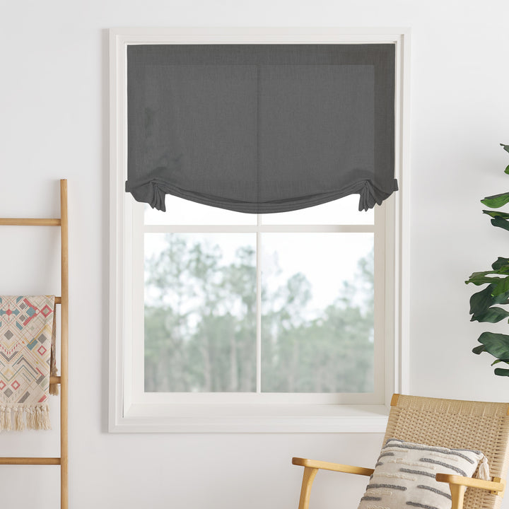 Lily Linen Roman Shades & Blinds | Swag