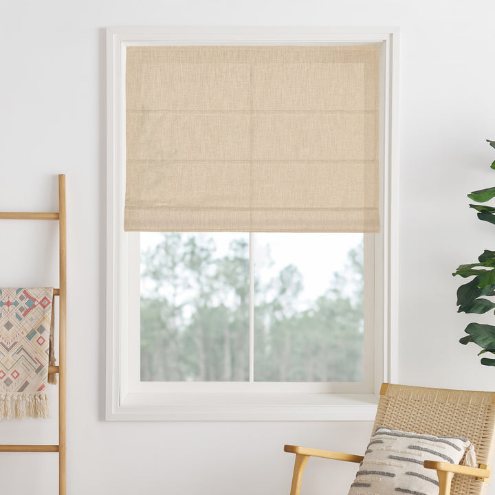 Lily Linen Roman Shades & Blinds
